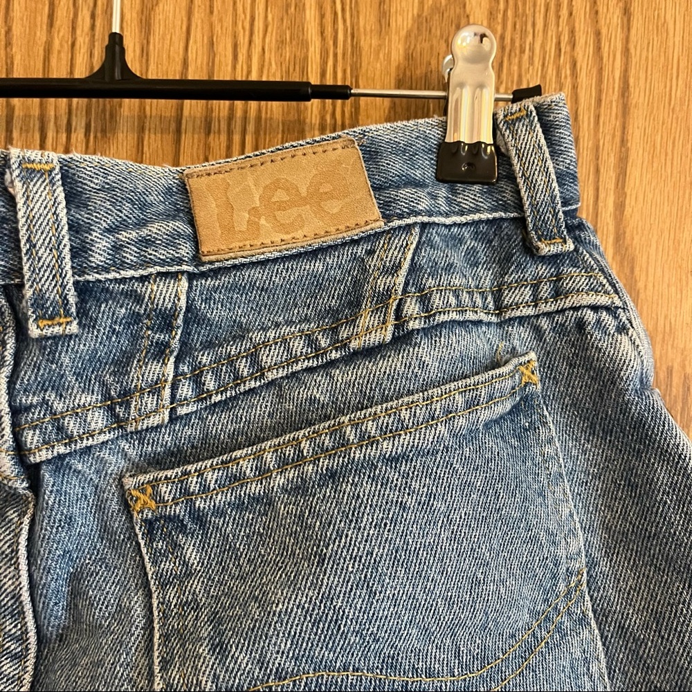 Lee distressed Jean shorts